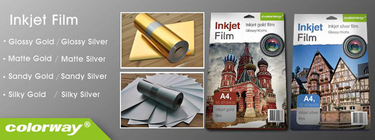 Inkjet Gold / Silver Film